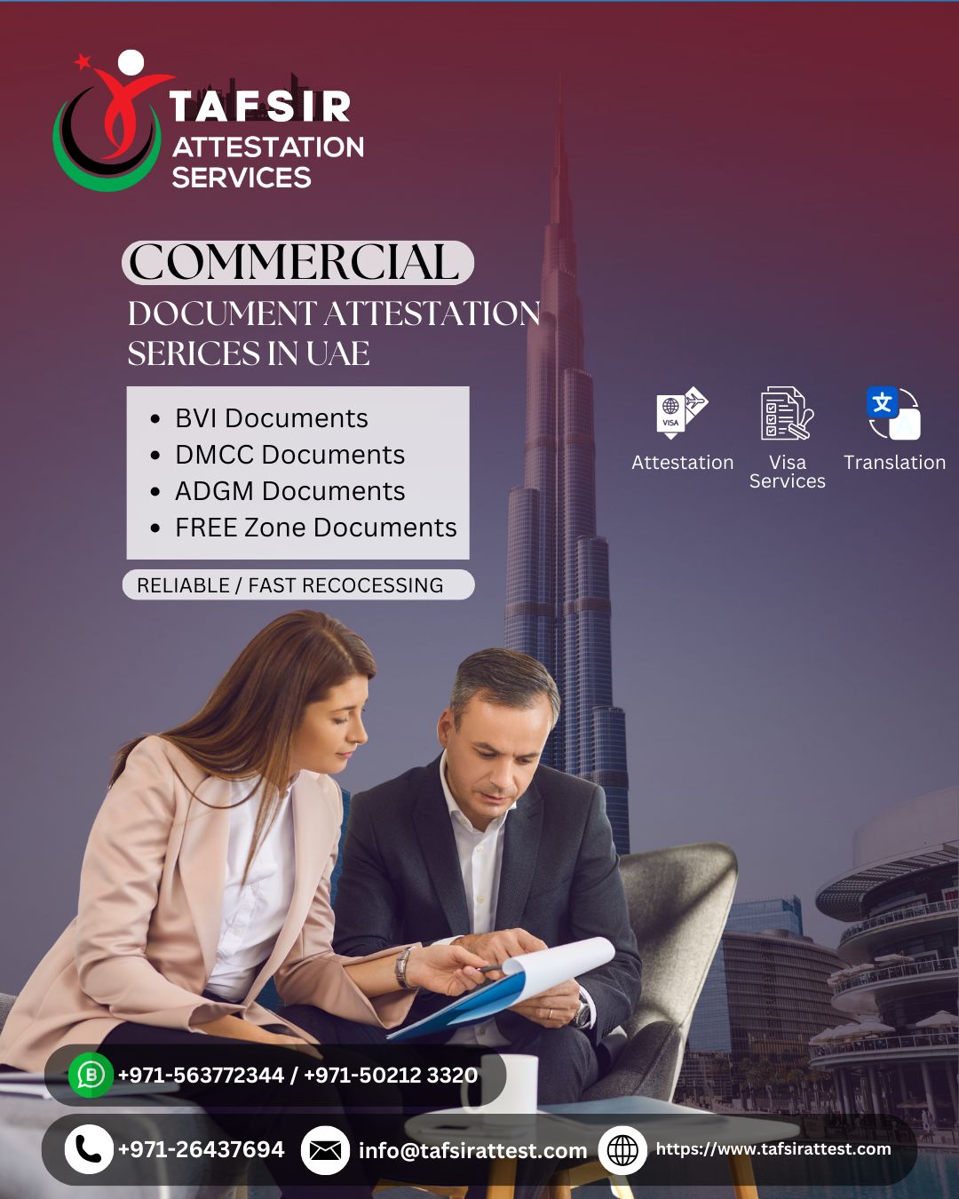 Commercial Document Attestation in UAE