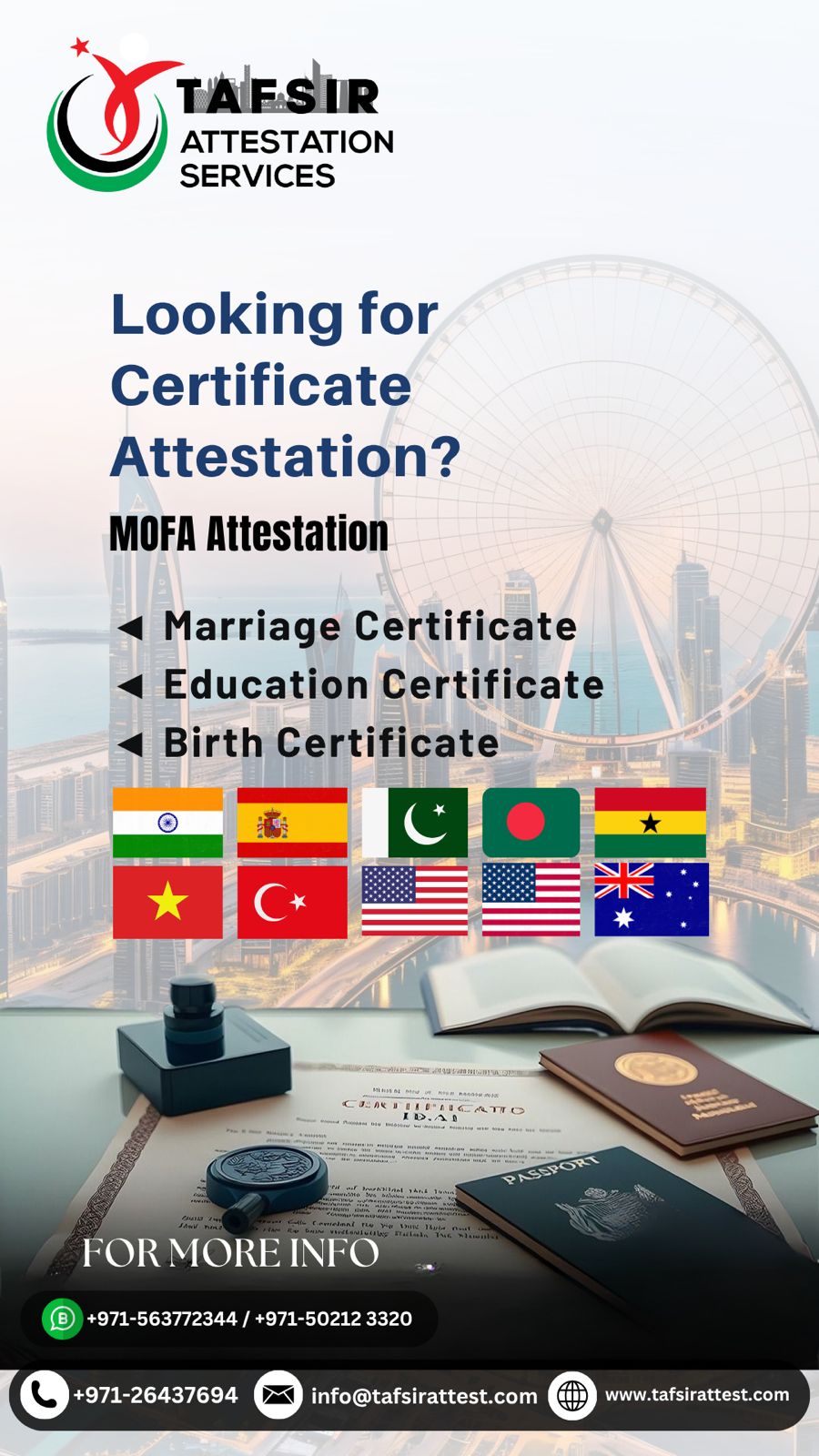 MOFA Certificate Attestation