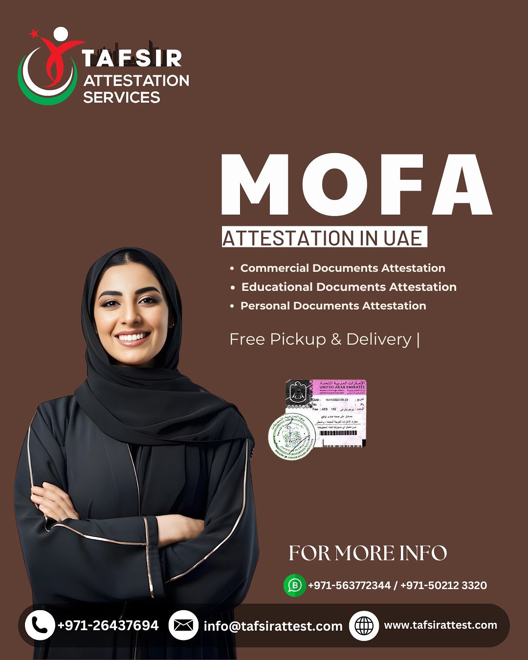 MOFA Attestation in UAE – Al Tafsir Attestation Services
